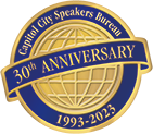 Capitol City Speakers Bureau 30th Anniversary Logo