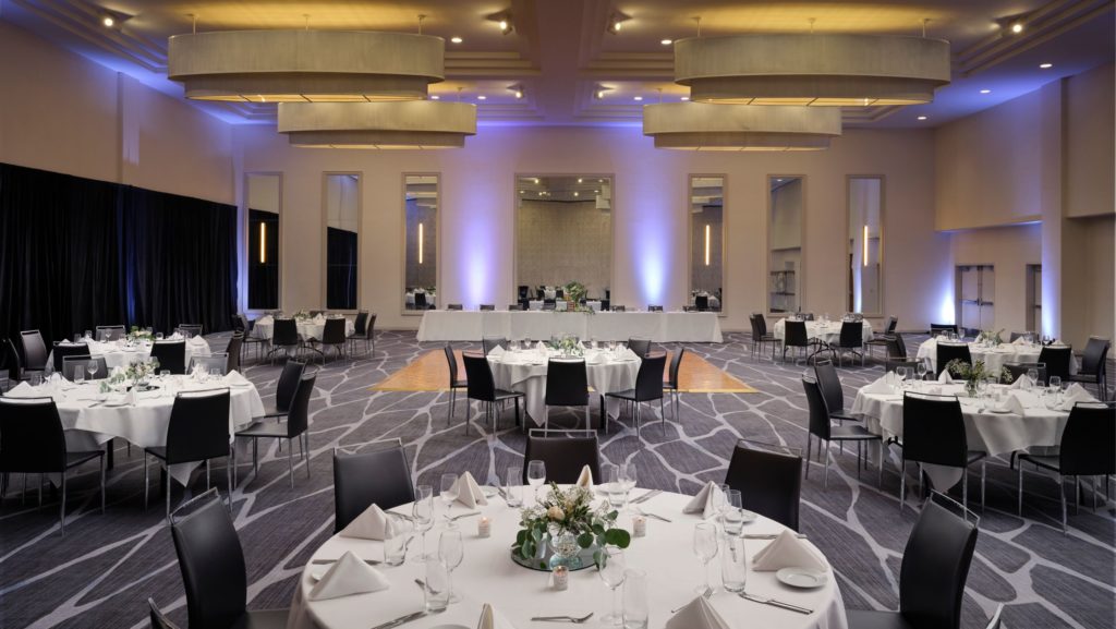 Event room at the Sheraton hotel